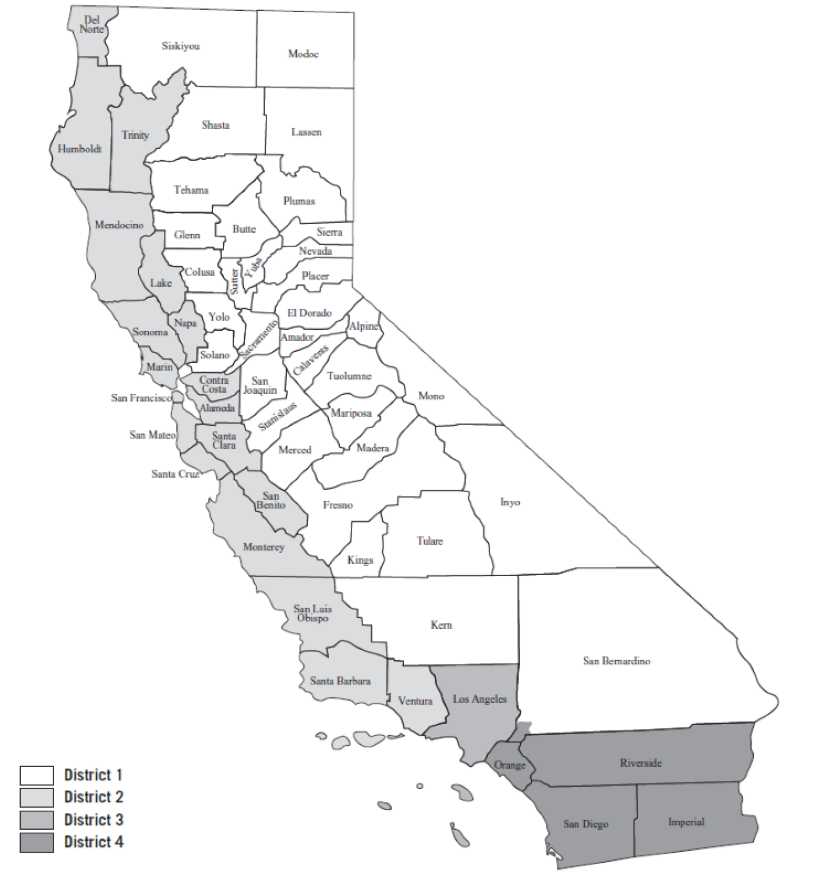 Board of Equalization Districts for the June 2, 2026, Primary Election